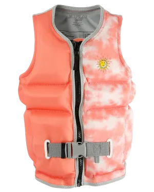 Jetpilot X1 Girls Youth Neo Vest - Peach - 2023