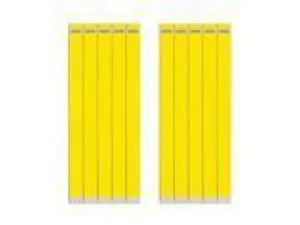 3/4" Tyvek Wristband - Yellow (100ct)