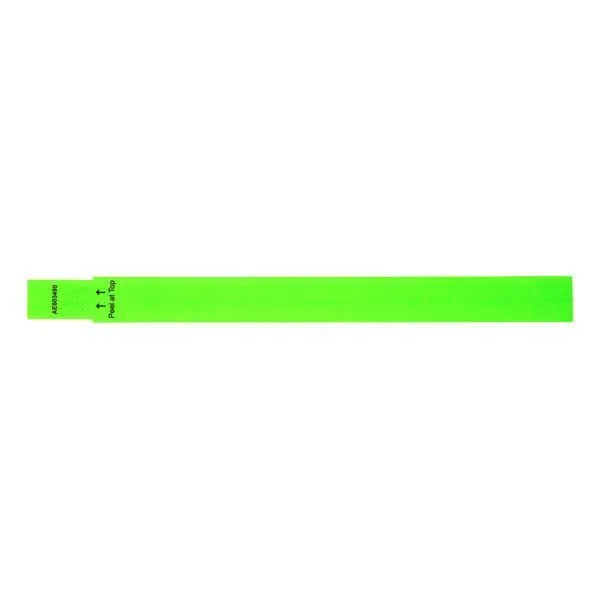 7/8 SecurBand® Wristband - Lime (100 Count)