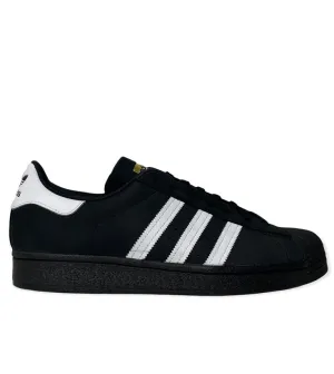 Adidas Superstar ADV Core Black White Gold Leather Shoes