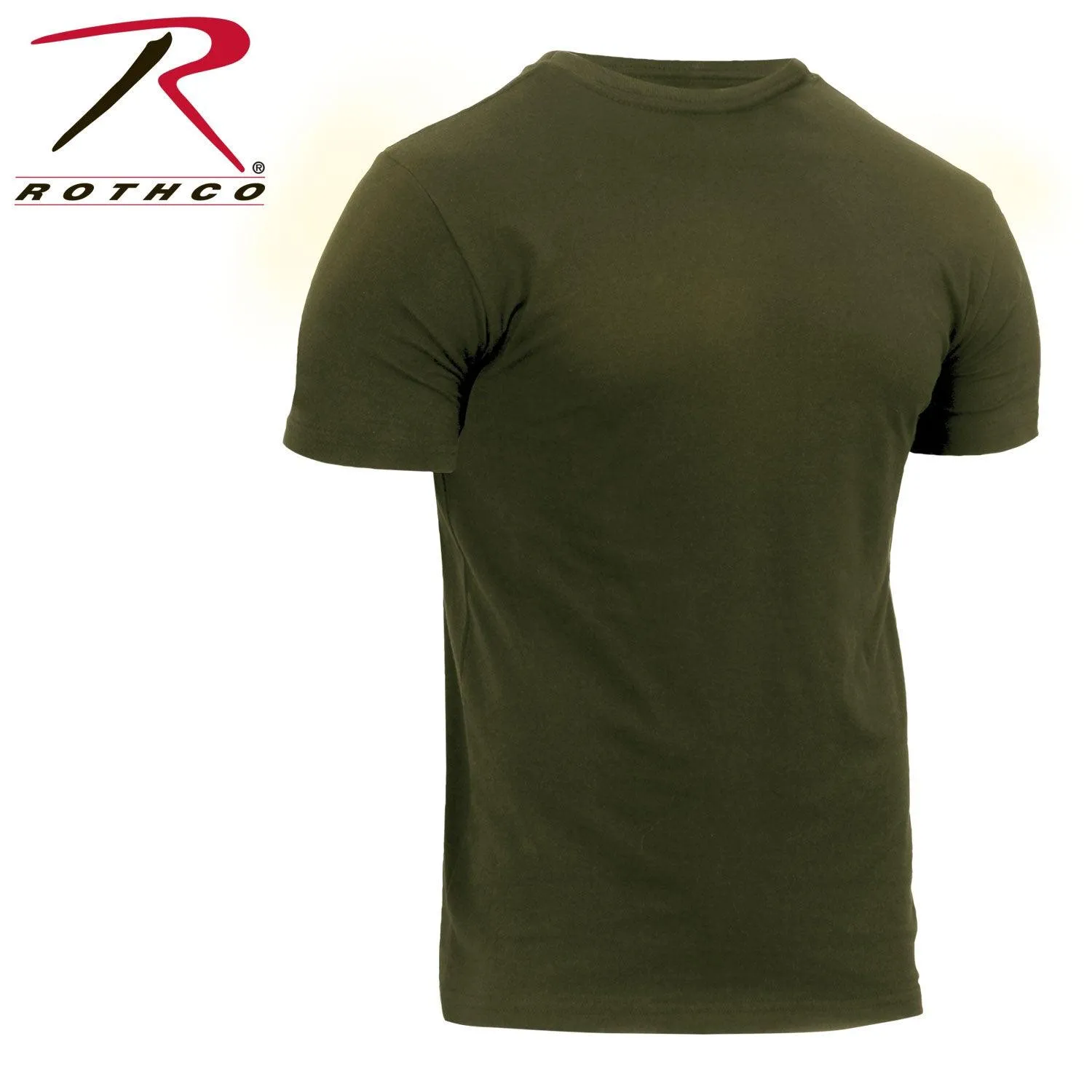 Athletic Fit Solid Color T-Shirt