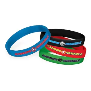 Avengers Unite Rubber Bracelets | 4ct