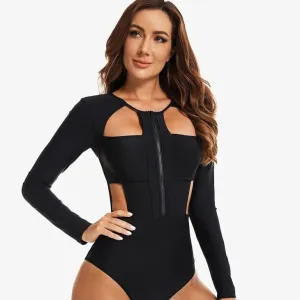 Black Swimsuit with cutouts