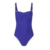 Blue Twist Front Swimsuit