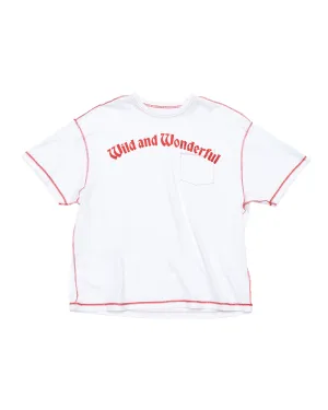 Box T-Shirt - White / Red