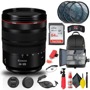 Canon EF 24mm f/1.4L II USM Lens (2750B002)   Filter   BackPack   64GB   More