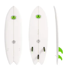 CBC 5'8" Slasher Fish Foam Surfboard Soft Top