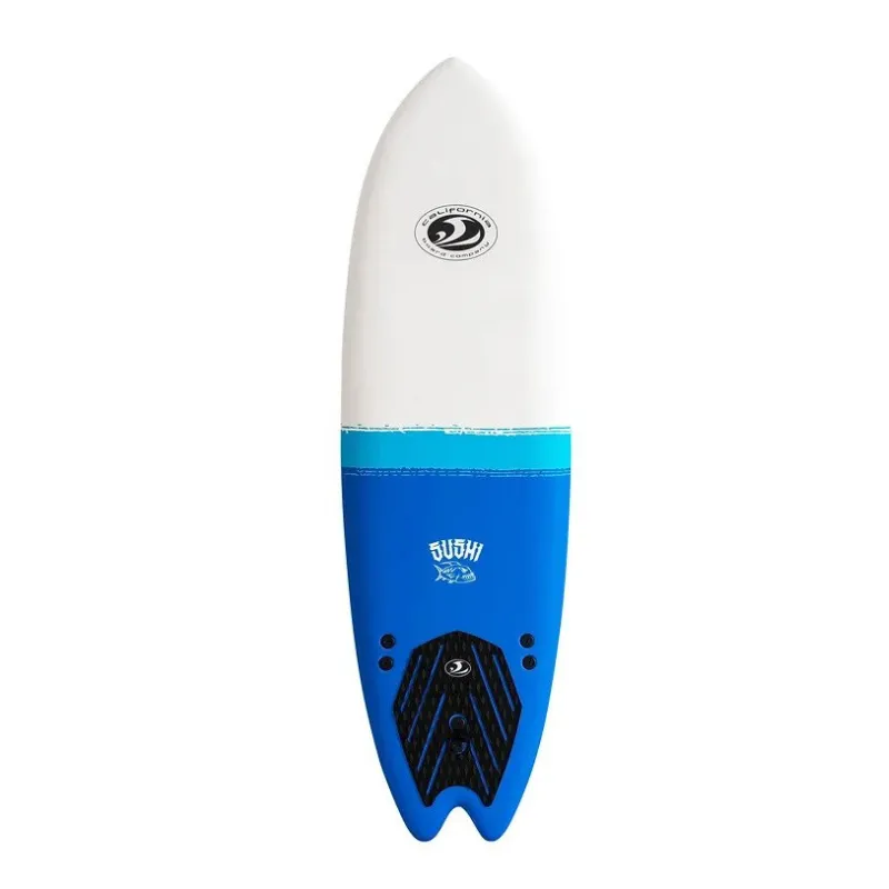 CBC 6'2" Sushi Foam Surfboard Soft Top