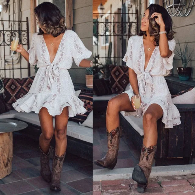 deanwangkt Summer Beach Dress Women Casual Cover Up Swimsuit Two Piece Dress Robe Bikini Dresses Chiffon Leopard Cover-ups Beach Dress