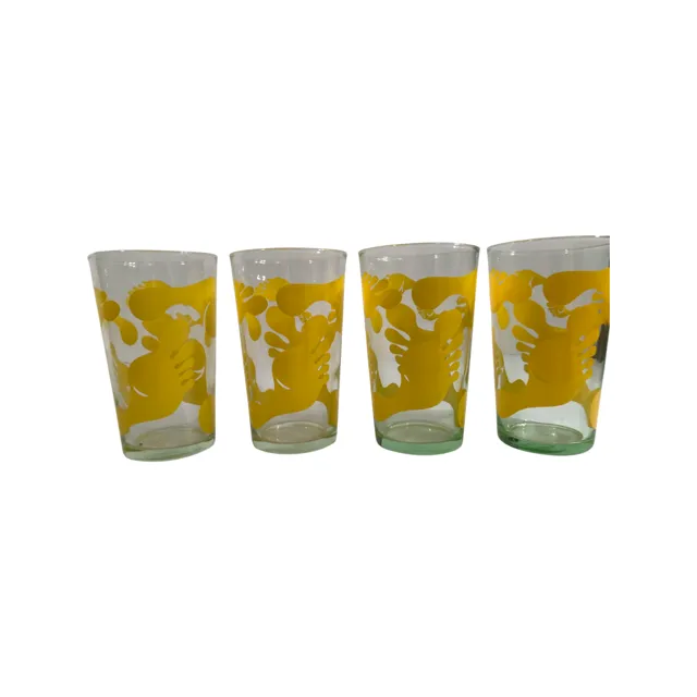 Federal Glass Vintage Hang Ten Glasses (Set of 4)