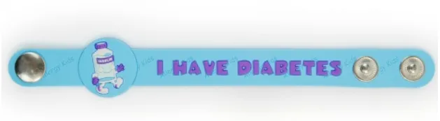 I Have Diabetes Children's Wristbands