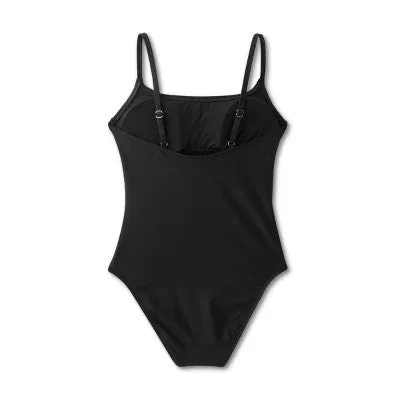 New - Shade & Shore Women's Mesh One Piece Swimsuit Bathing Suit