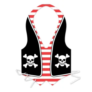 Plastic Pirate Vest Each