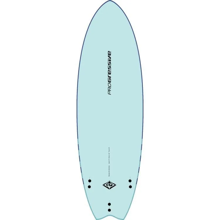 Progressive 6'6" Fish Foam Surfboard Soft-top