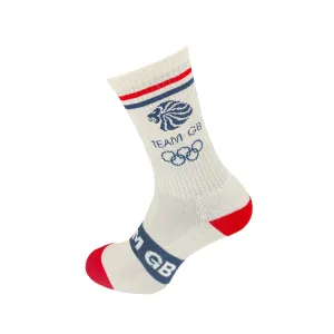 Team GB Logo Band Sock White